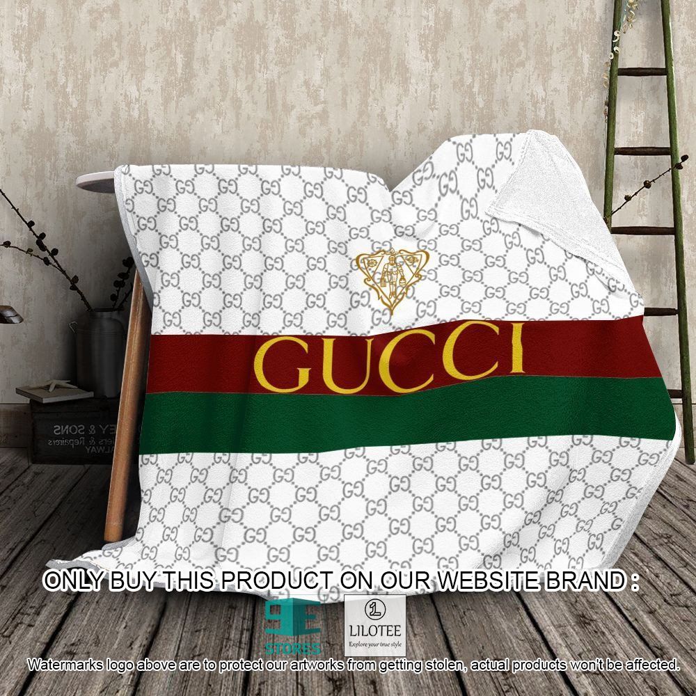 Gucci White Stripes Blanket - LIMITED EDITION 11
