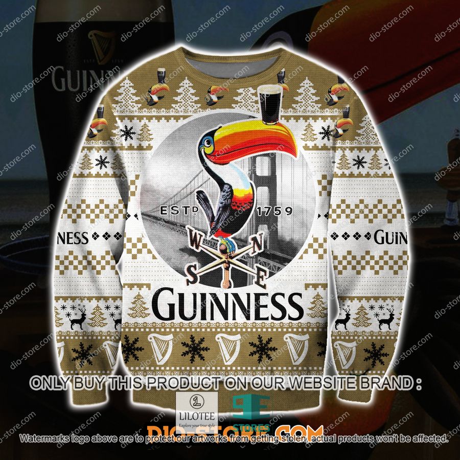 Guinness Beer 1759-Toucan Knitted Wool Sweater - LIMITED EDITION 17