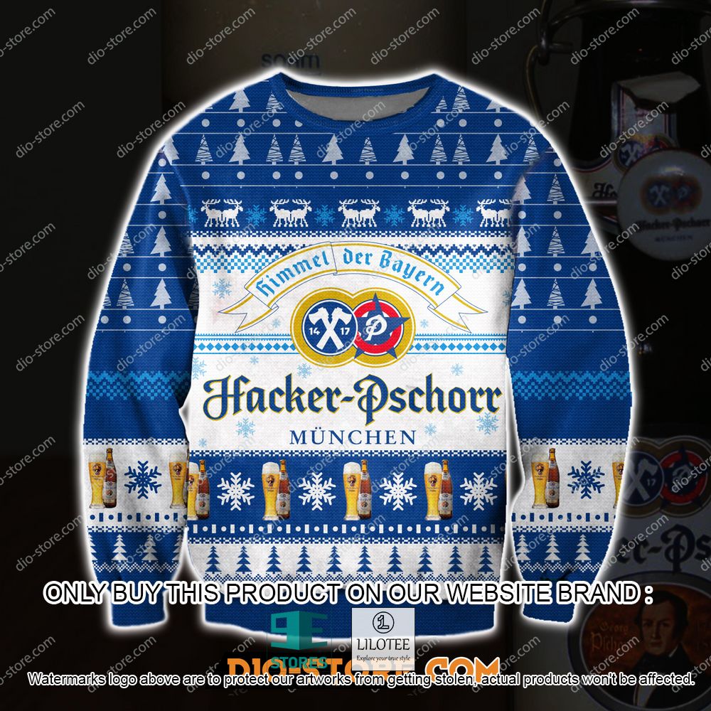 Hacker-Pschorr Munchen Beer Ugly Christmas Sweater - LIMITED EDITION 11