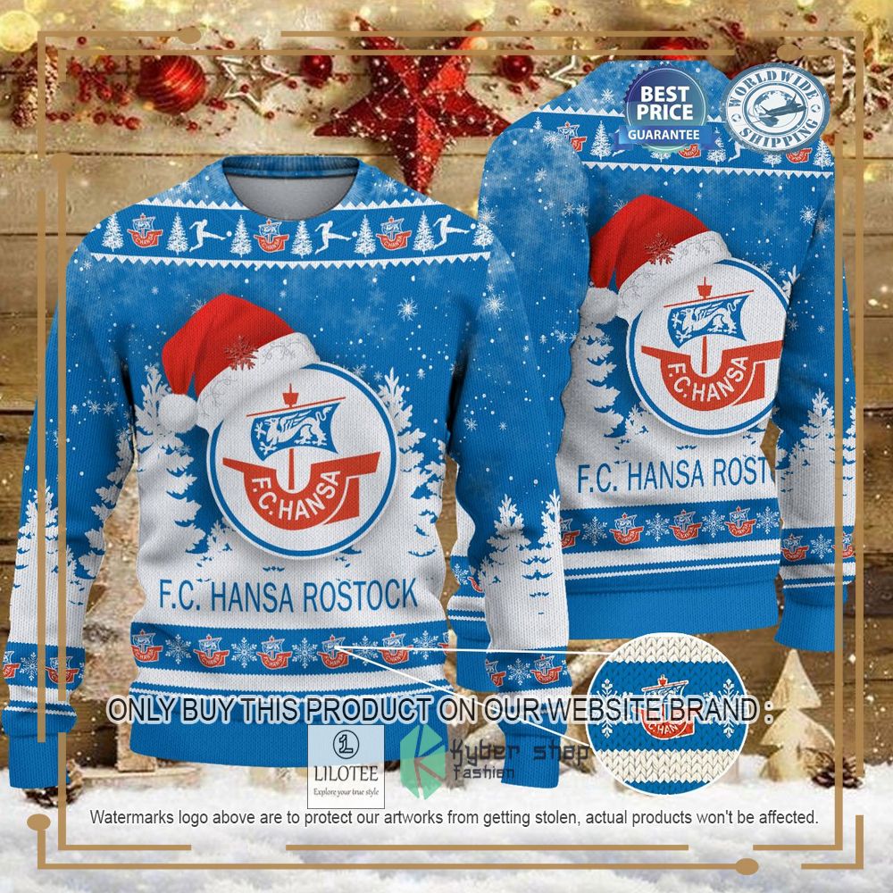 Hansa Rostock Ugly Christmas Sweater - LIMITED EDITION 7