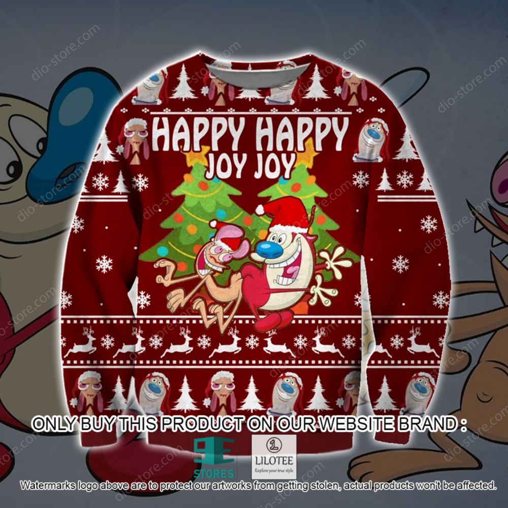 Happy Happy Joy Joy Christmas Ugly Sweater - LIMITED EDITION 11