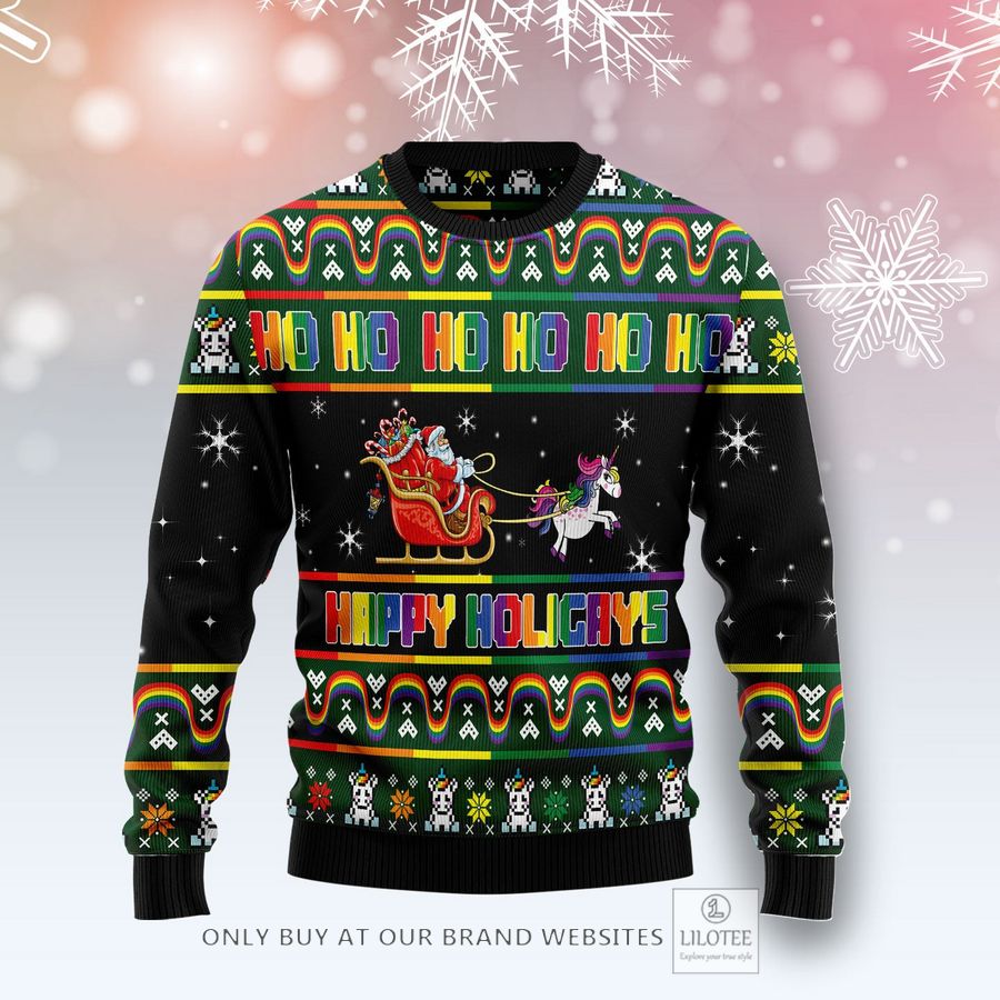 Happy Holigays Ugly Christmas Sweater - LIMITED EDITION 30