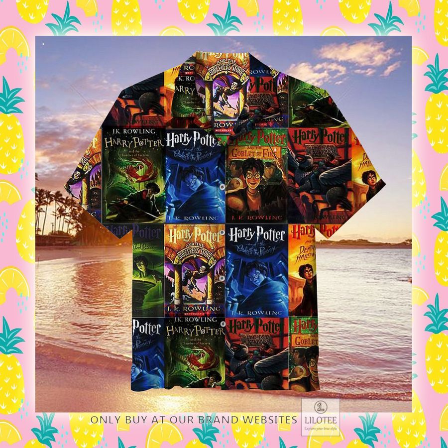 Harry Potter Book Covers Hawaiian Shirt - LIMITED EDITION 4 Harry Potter Book Covers Hawaiian Shirt - LIMITED EDITION - Image 4