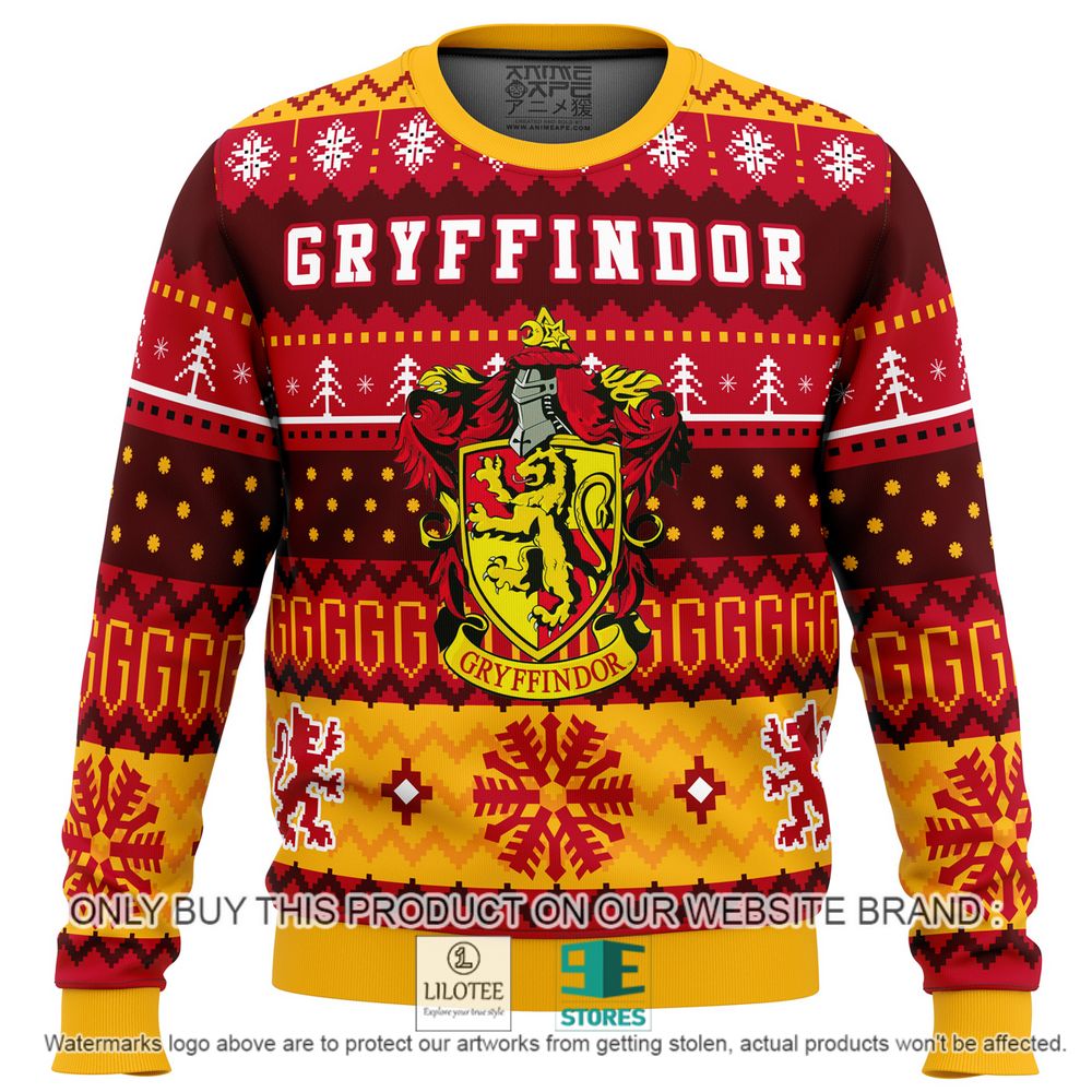 Harry Potter Gryffindor House Christmas Sweater - LIMITED EDITION 10