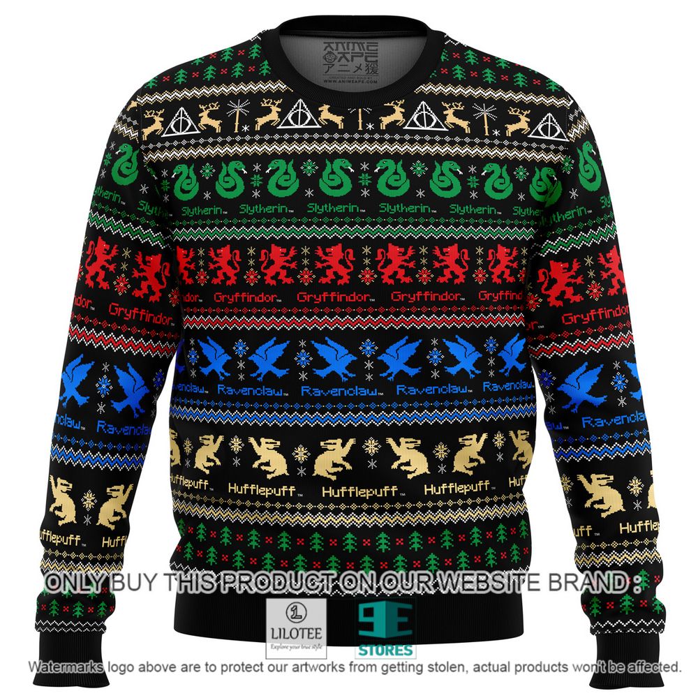 Harry Potter Hogwarts Houses Christmas Sweater - LIMITED EDITION 11
