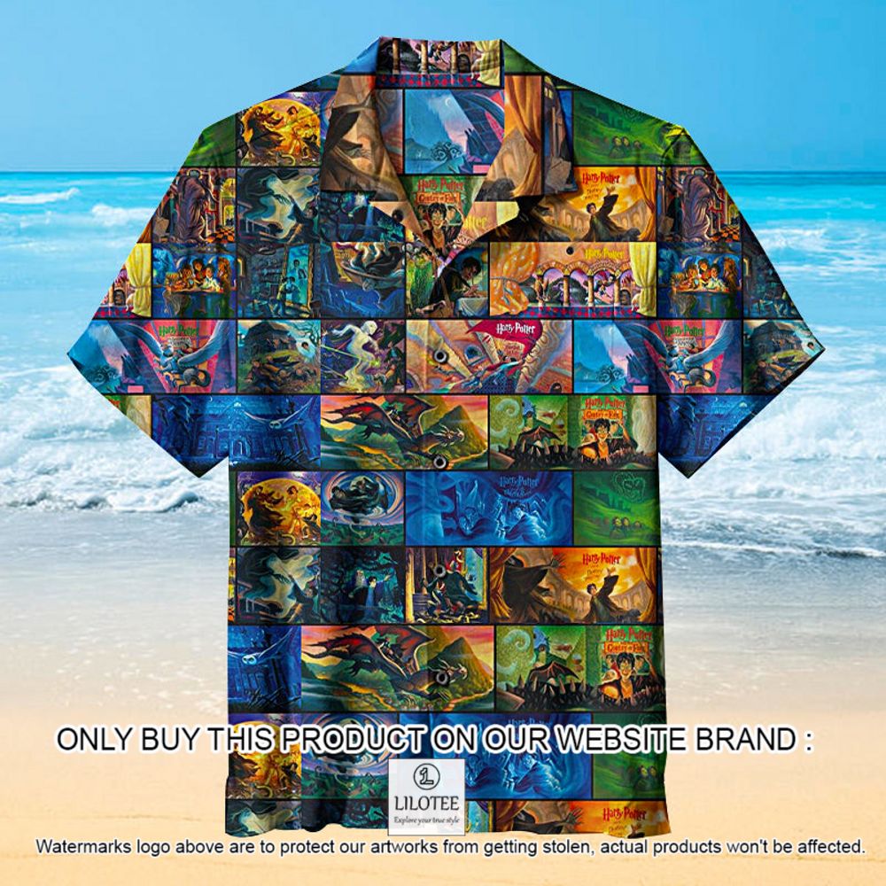 Harry Potter Multicolor Short Sleeve Hawaiian Shirt - LIMITED EDITION 11