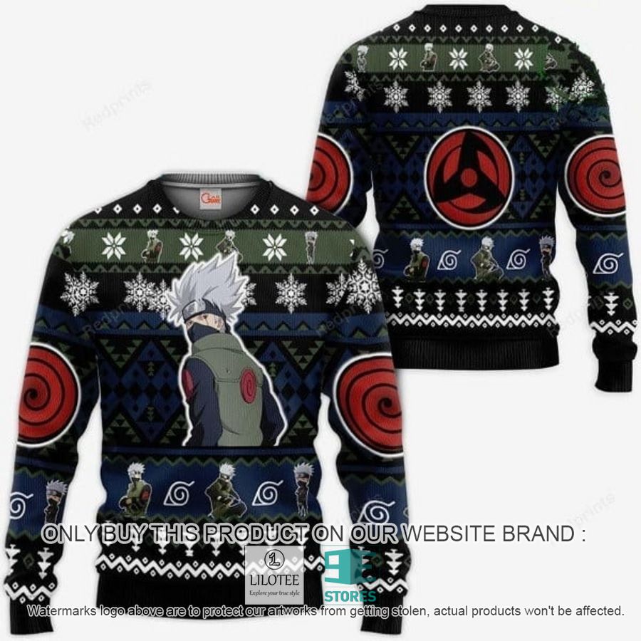 Hatake Kakashi black Ugly Christmas Sweater - LIMITED EDITION 2