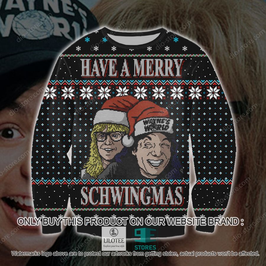 Have A Merry Schwingmas Knitted Wool Sweater - LIMITED EDITION 8