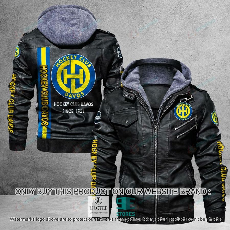 HC Davos Since 1921 Leather Jacket - LIMITED EDITION 4
