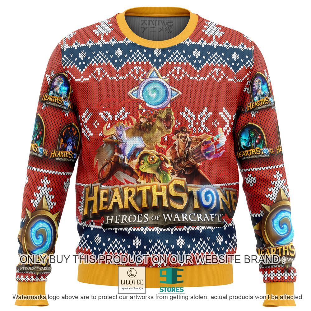 Hearth Stone Heroes of Warcraft Ugly Christmas Sweater - LIMITED EDITION 10