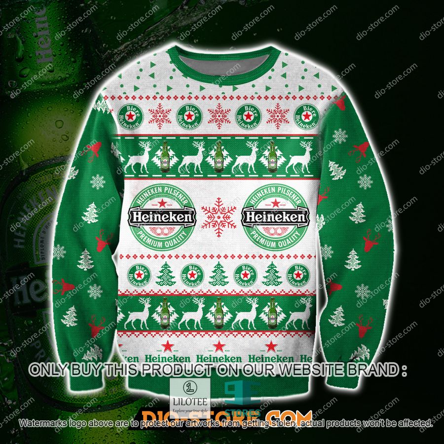 Heineken Beer Knitted Wool Sweater - LIMITED EDITION 9