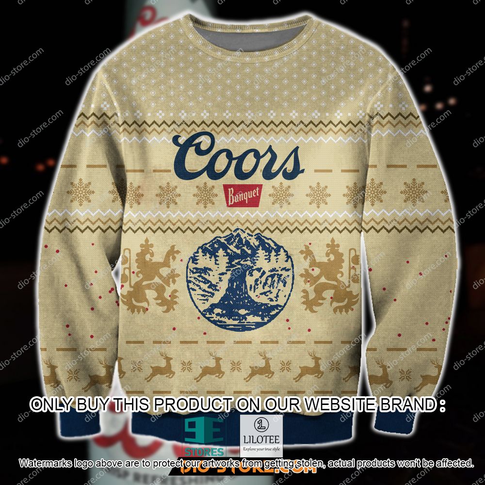 Coors Banquet Beer Ugly Christmas Sweater - LIMITED EDITION 11