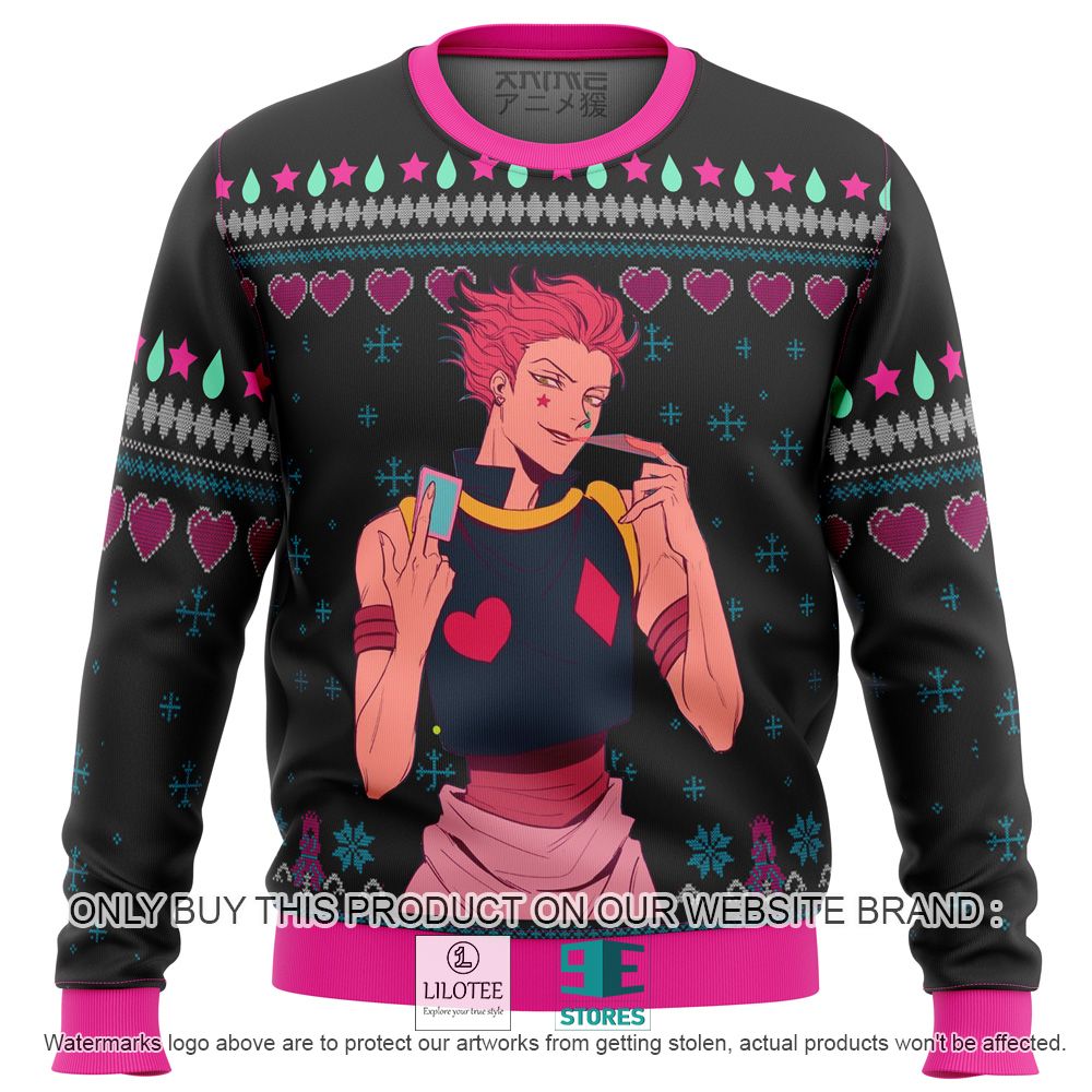 Hisoka Hunter X Hunter Anime Ugly Christmas Sweater - LIMITED EDITION 11
