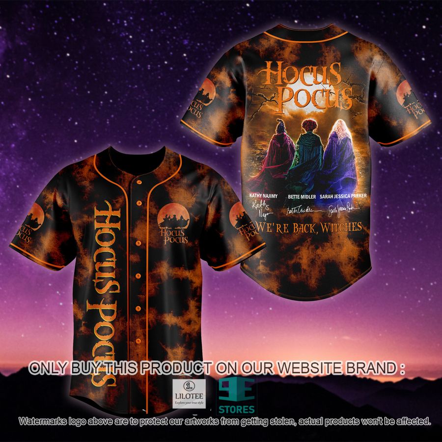 Hocus Pocus We're Back Witches Baseball Jersey 6