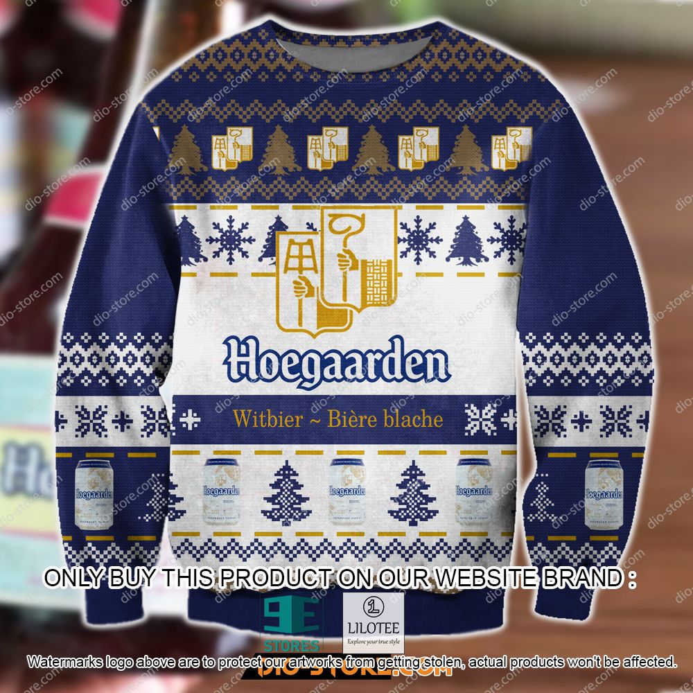 Hoegaarden White Biere Blache Ugly Christmas Sweater - LIMITED EDITION 10