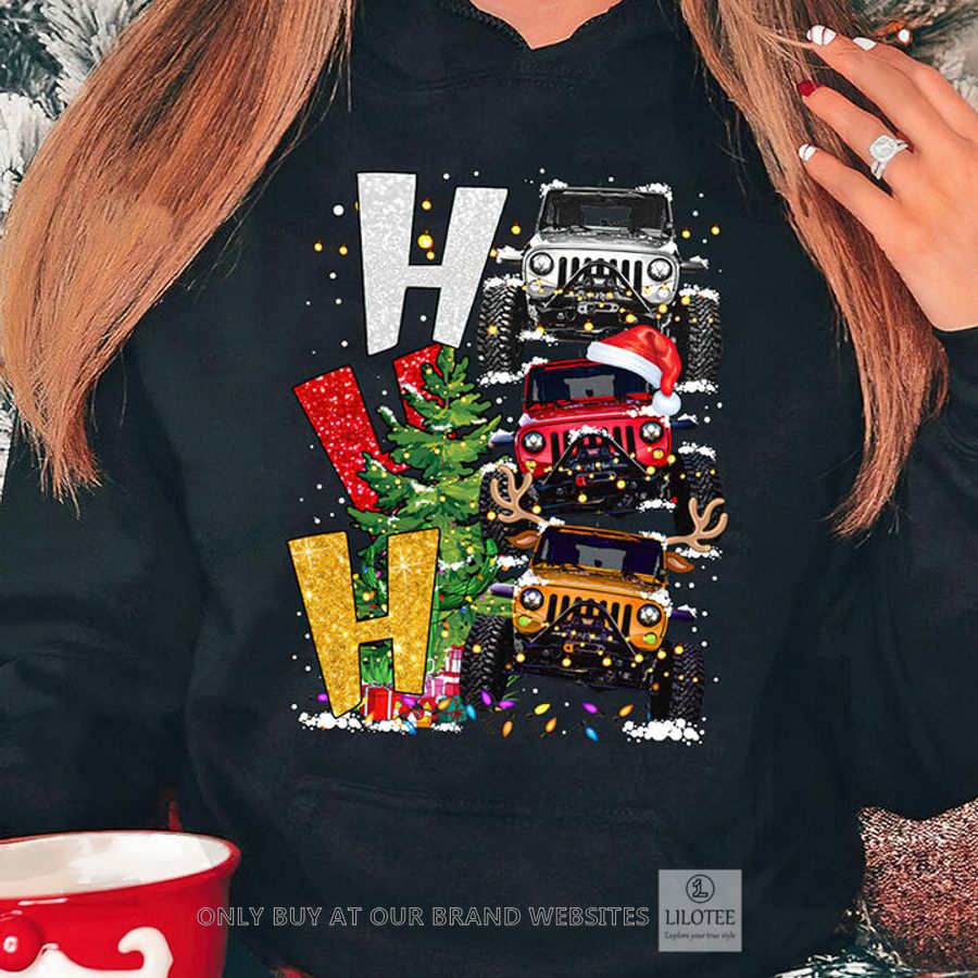 Hohoho Christmas Jeep black 3D Hoodie - LIMITED EDITION 12
