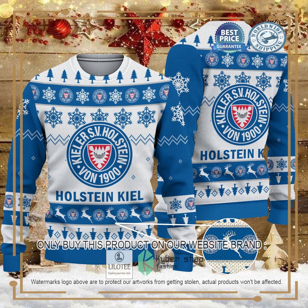 Holstein Kiel white blue Ugly Christmas Sweater - LIMITED EDITION 7
