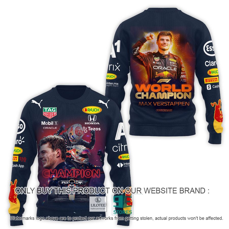 Honda Max Verstappen World Champion 2022 3D Shirt, Hoodie 3 Honda Max Verstappen World Champion 2022 3D Shirt, Hoodie - Image 3