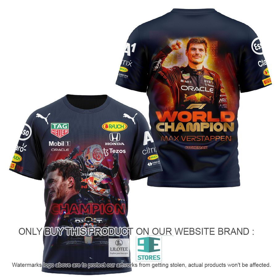 Honda Max Verstappen World Champion 2022 3D Shirt, Hoodie 4 Honda Max Verstappen World Champion 2022 3D Shirt, Hoodie - Image 4