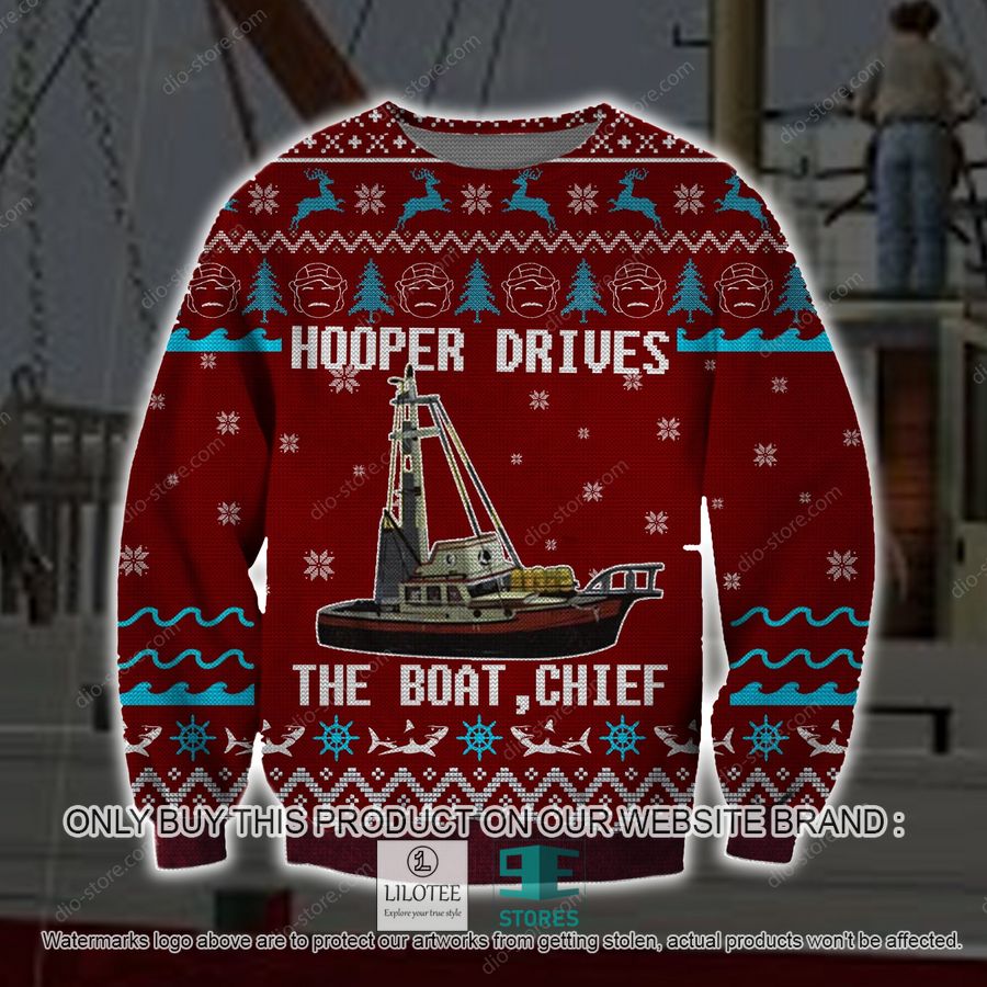 Hooper Drives The Boat Chief Knitted Wool Sweater - LIMITED EDITION 9