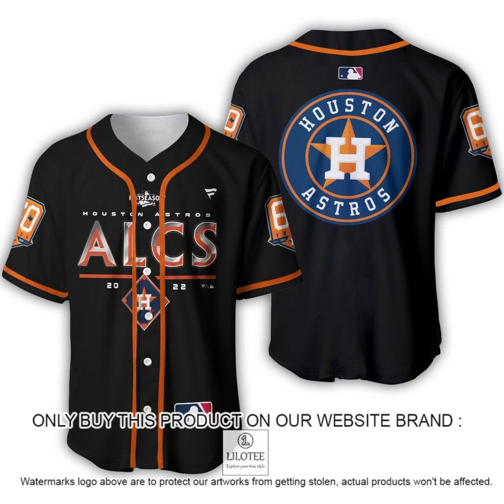 Houston Astros ALCS 2022 Black Orange Baseball Jersey - LIMITED EDITION 8