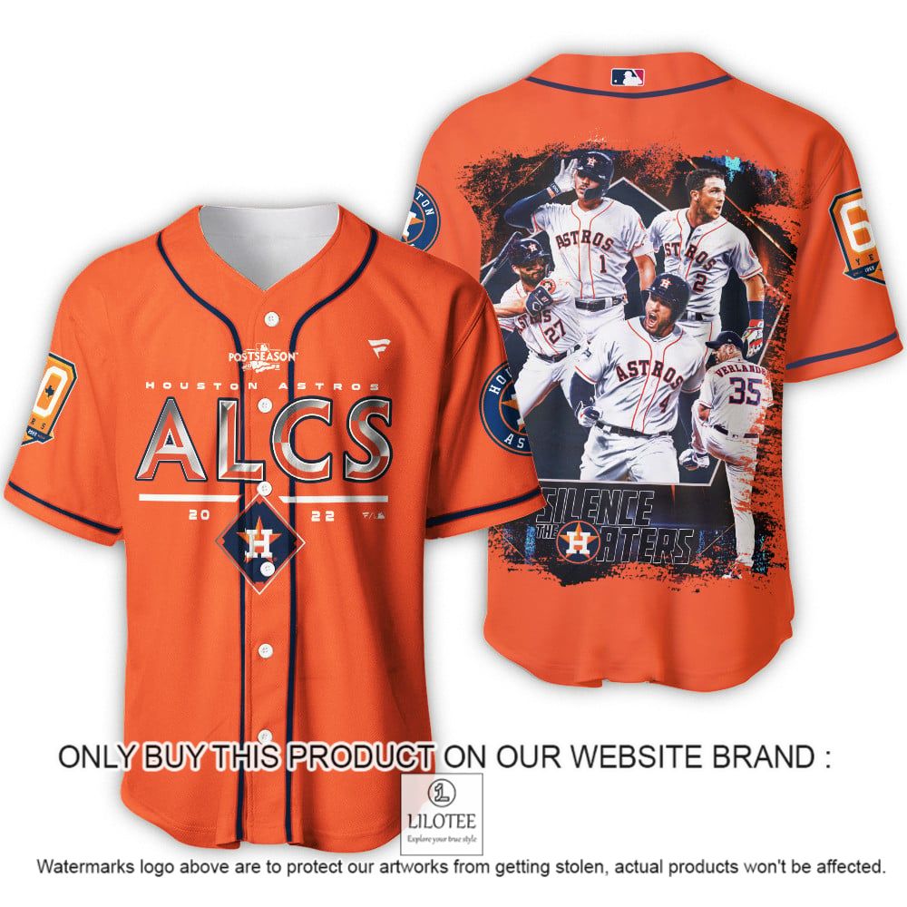 Houston Astros ALCS 2022 Silence the Haters Baseball Jersey - LIMITED EDITION 9