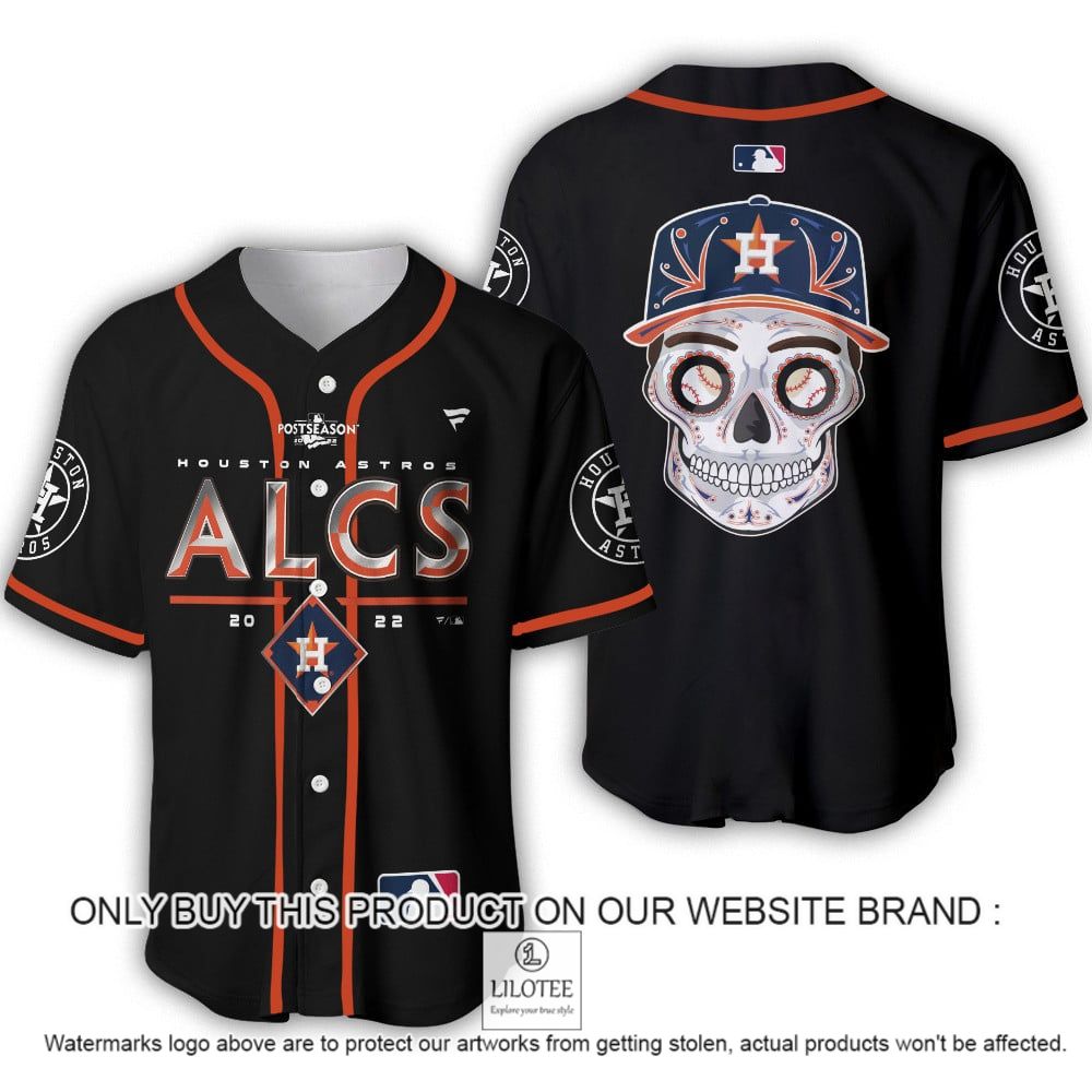Houston Astros ALCS 2022 Skull Baseball Jersey - LIMITED EDITION 9