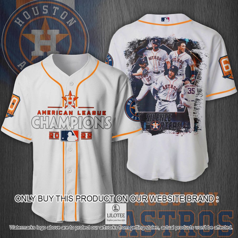 Houston Astros American League Champions 2022 Baseball Jersey - LIMITED EDITION 8