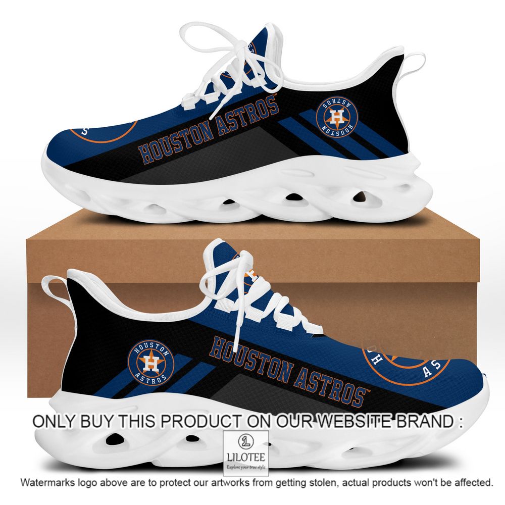 Houston Astros Blue Black Clunky Max Soul Shoes - LIMITED EDITION 6