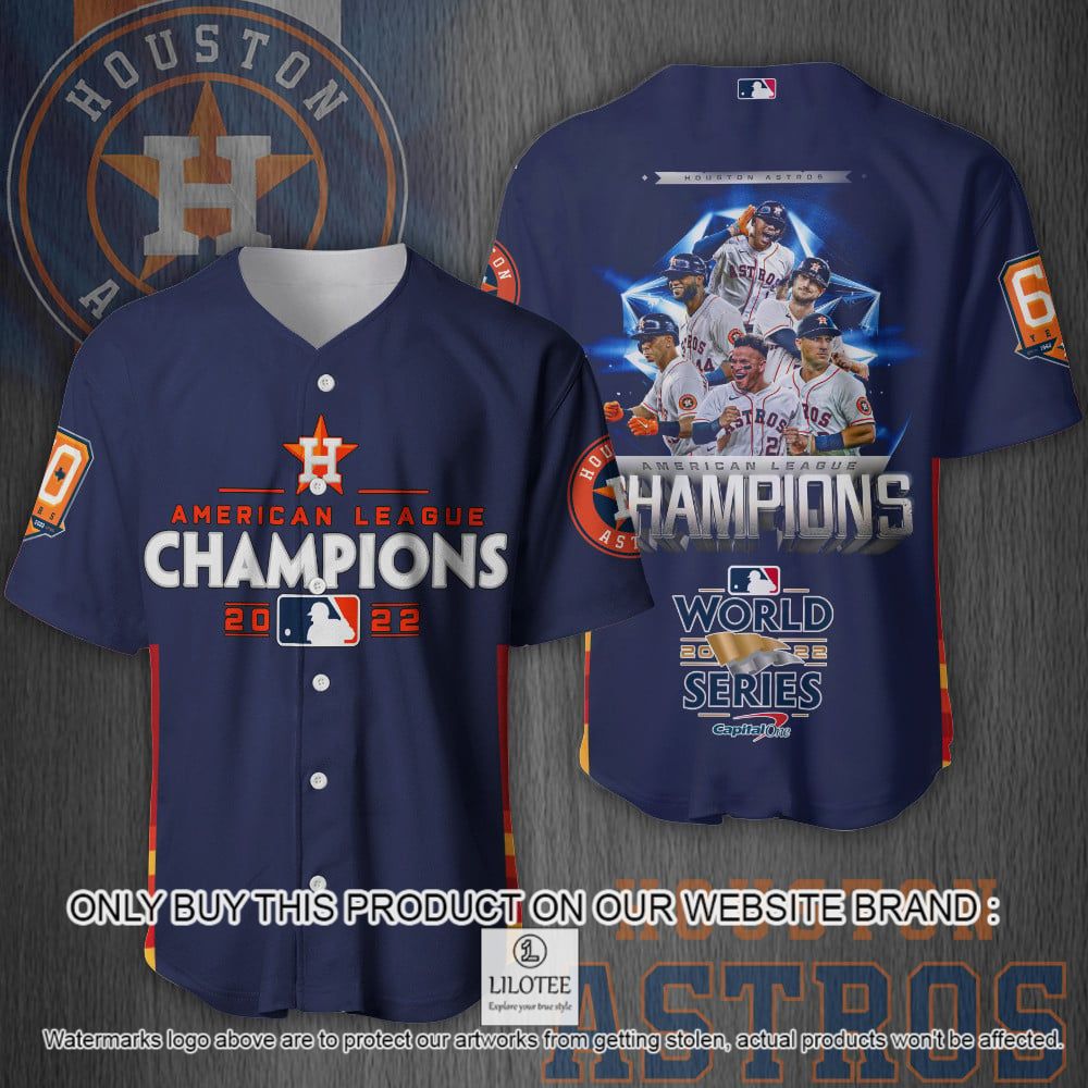 Houston Astros Champions 2022 Navy Baseball Jersey - LIMITED EDITION 8