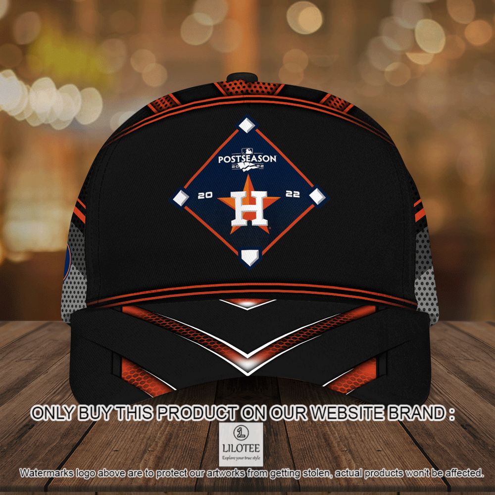 Houston Astros Postseason 2022 Black Orange Cap - LIMITED EDITION 7