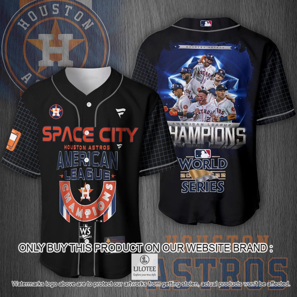 Houston Astros Space City Champions Baseball Jersey - LIMITED EDITION 9