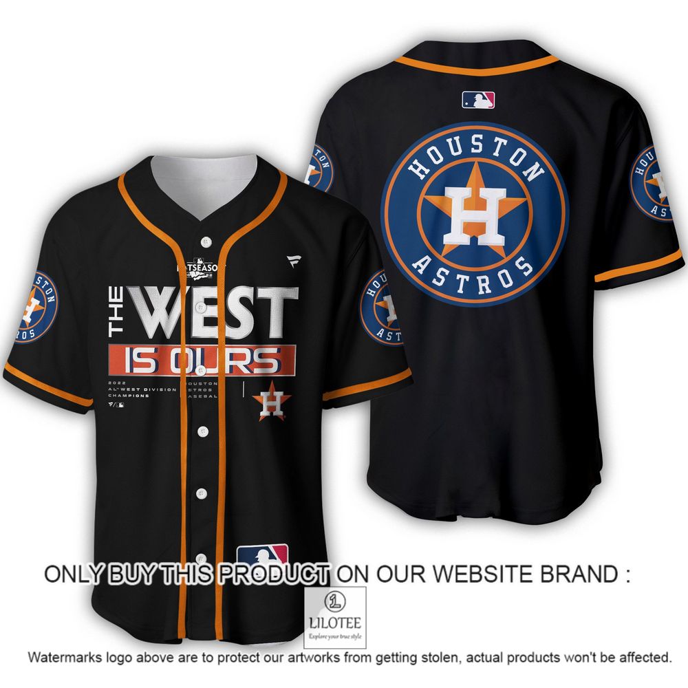 Houston Astros The West is Ours Baseball Jersey - LIMITED EDITION 9