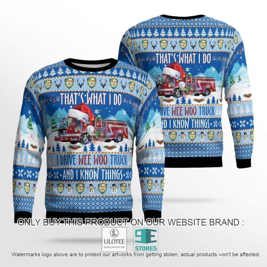 Houston Fire Department That's What I Do Christmas Sweater - LIMITED EDITION 18