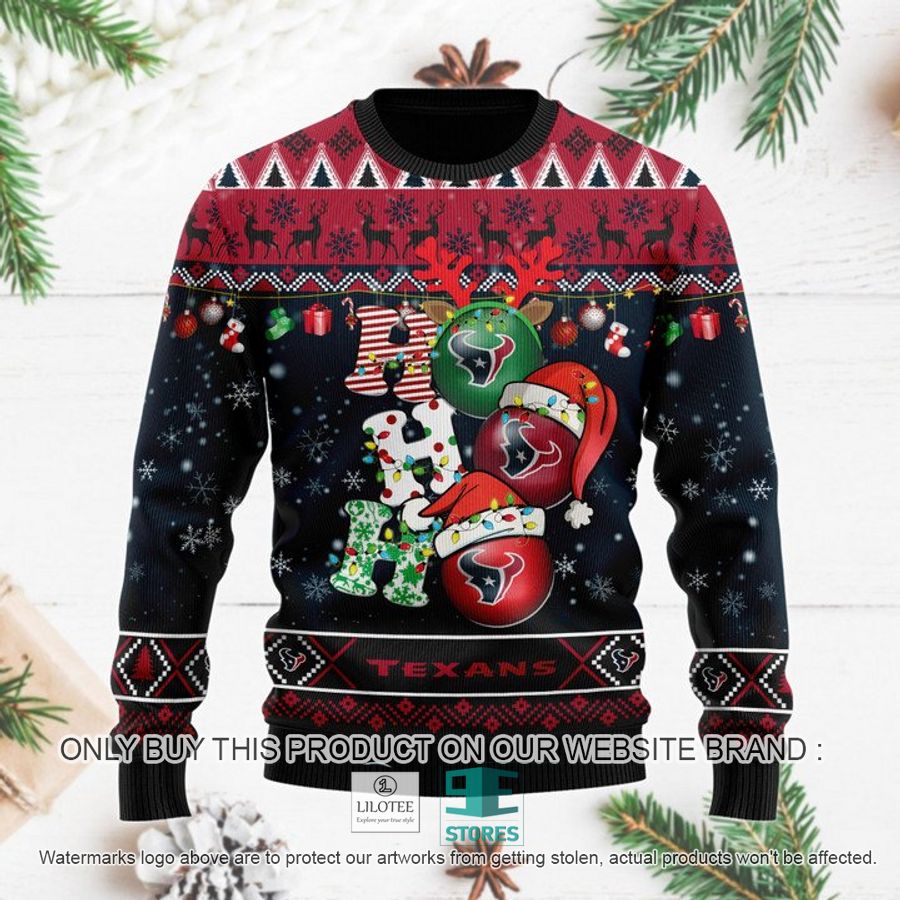 Houston Texans Christmas Decor NFL Ugly Christmas Sweater 8