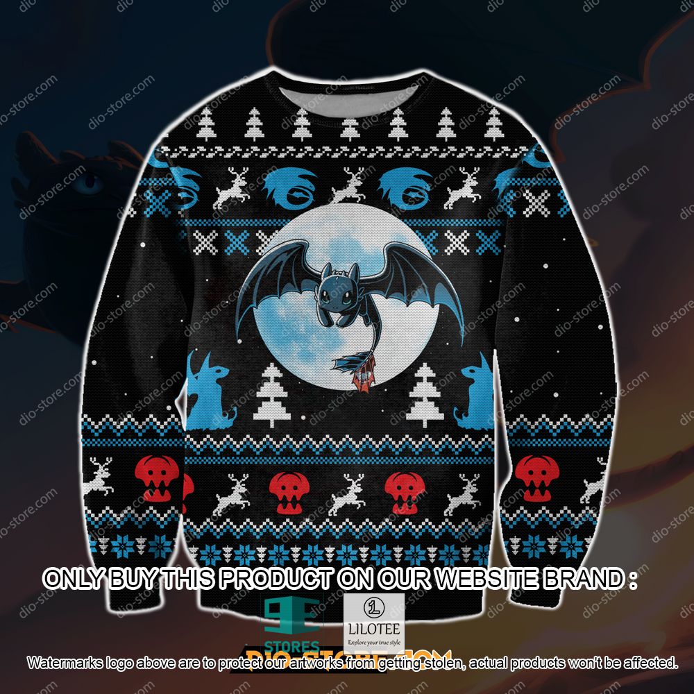 How To Train Your Dragon Cartoon Ugly Christmas Sweater - LIMITED EDITION 10
