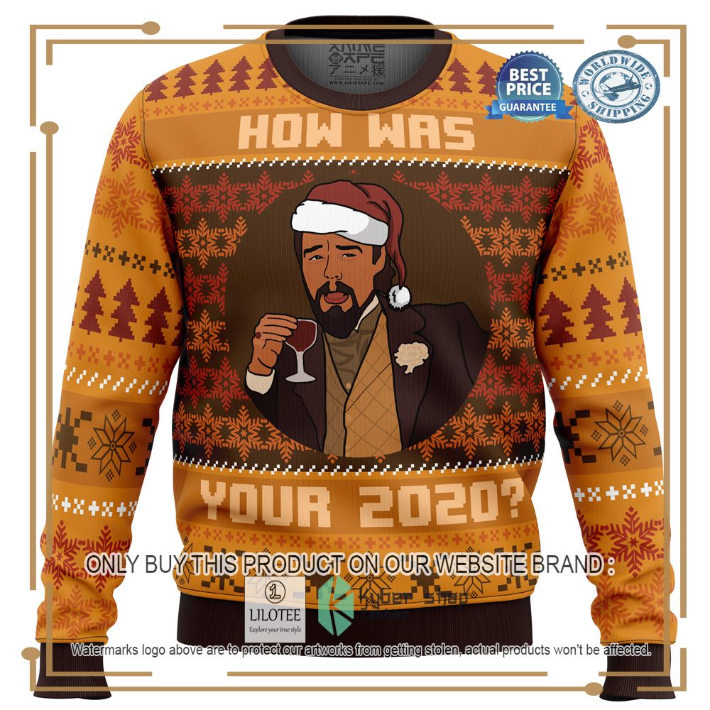 How Was Your 2020? Django Unchained Ugly Christmas Sweater - LIMITED EDITION 6