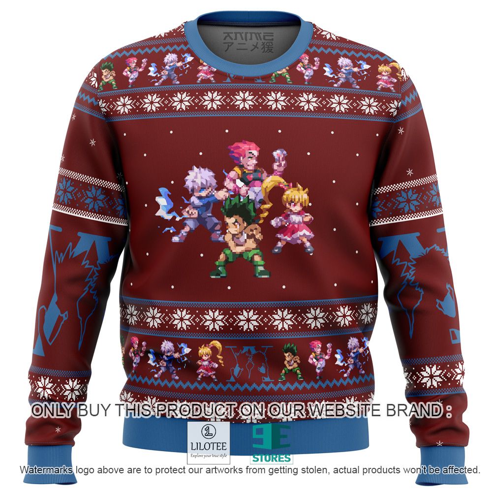Hunter X Hunter Sprites Anime Ugly Christmas Sweater - LIMITED EDITION 10