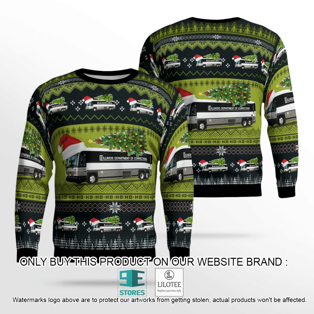 Illinois Department of Corrections Christmas Wool Sweater - LIMITED EDITION 13