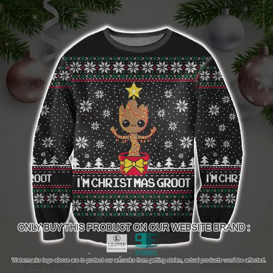 I'M Christ Mas Groot Ugly Christmas Sweater, Sweatshirt 24