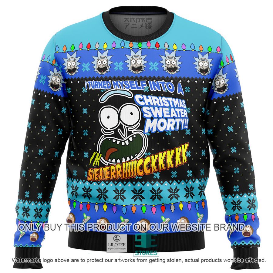 I'M Sweater Rick - Rick & Morty Knitted Wool Sweater 40