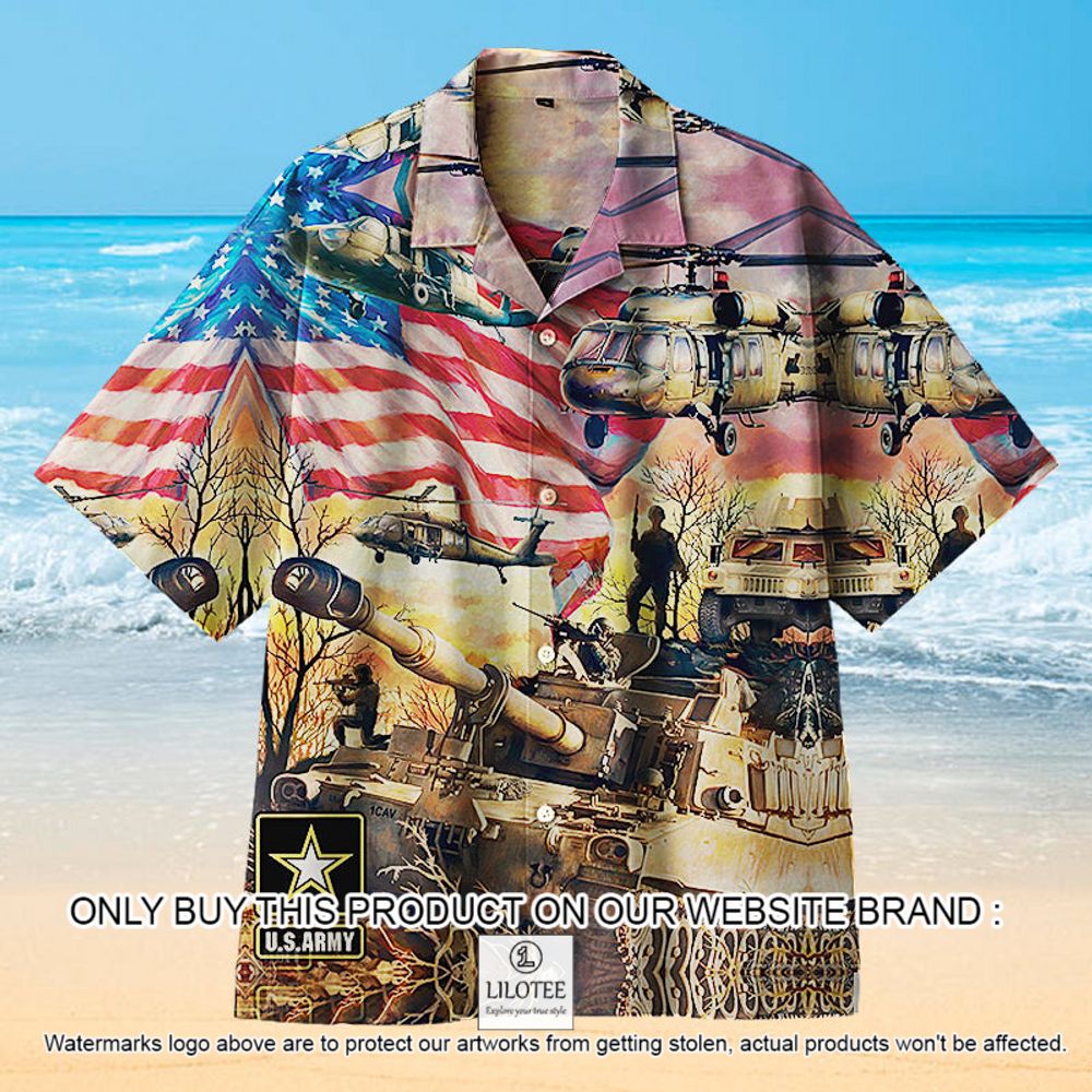 Independence And Freedom Are Based On Great Power American Flag Short Sleeve Hawaiian Shirt - LIMITED EDITION 13