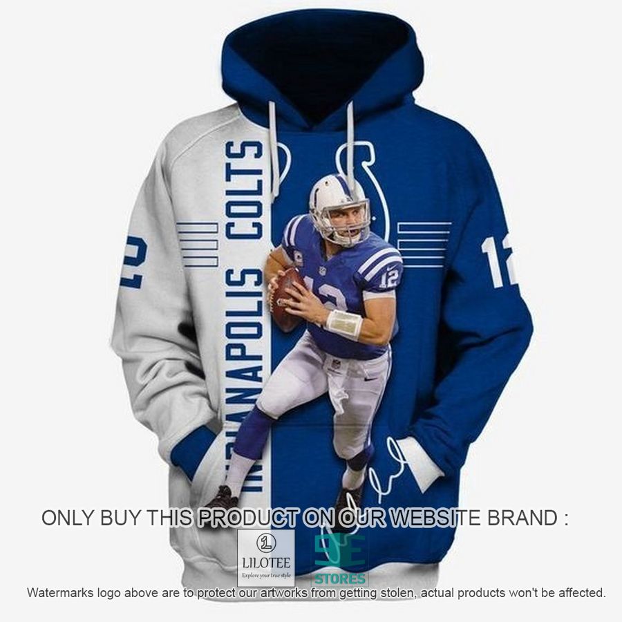 Indianapolis Colts Football Andrew Luck 3D Hoodie, Zip Hoodie - LIMITED EDITION 8
