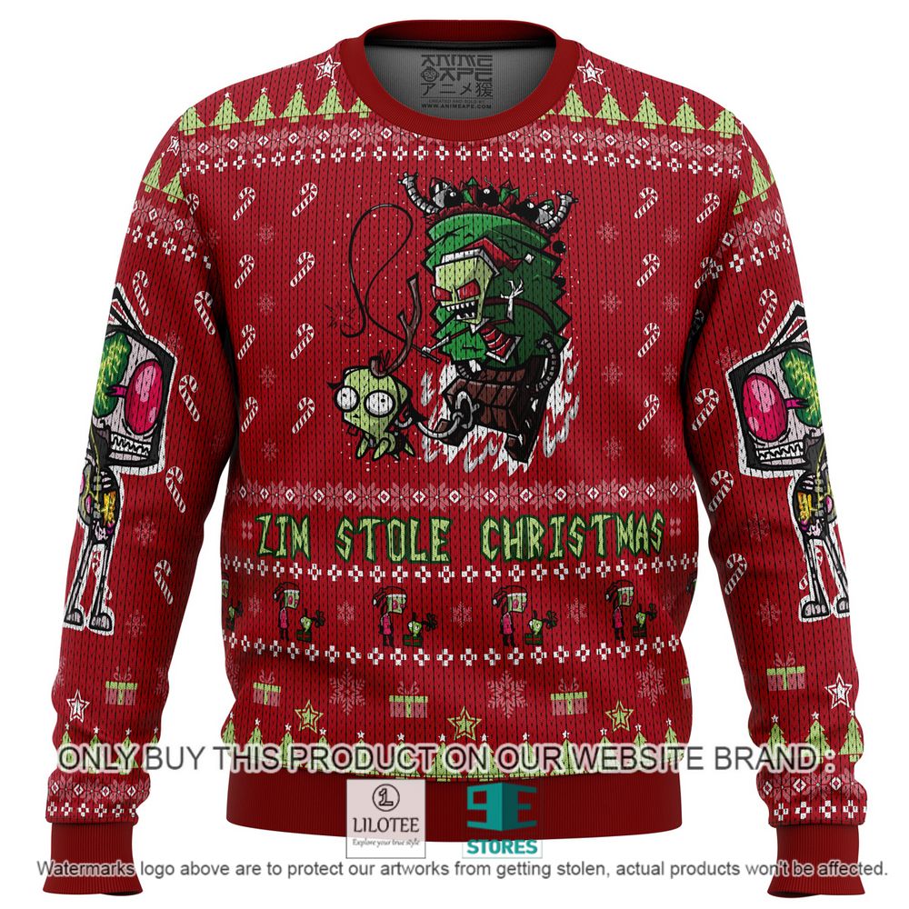 Invader Zim Stole Christmas Christmas Sweater - LIMITED EDITION 11