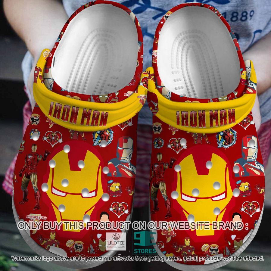 Iron Man Red Crocband Shoes 4