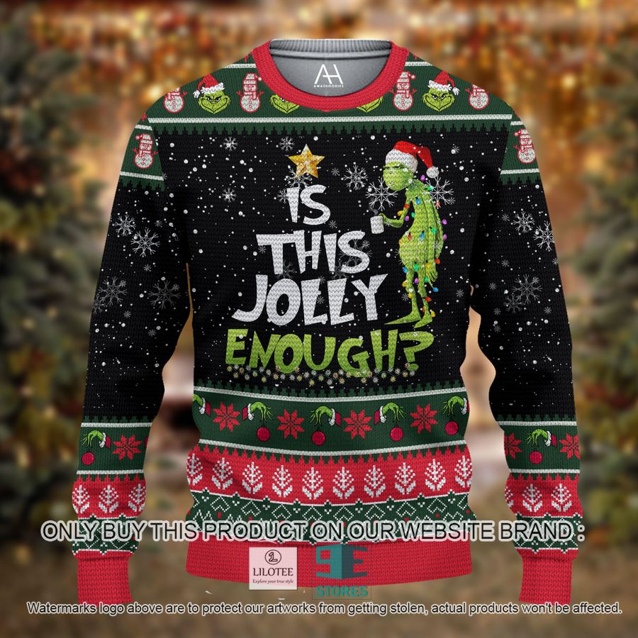 Is This Jolly Enough Grinch 3D Over Printed Shirt, Hoodie 13