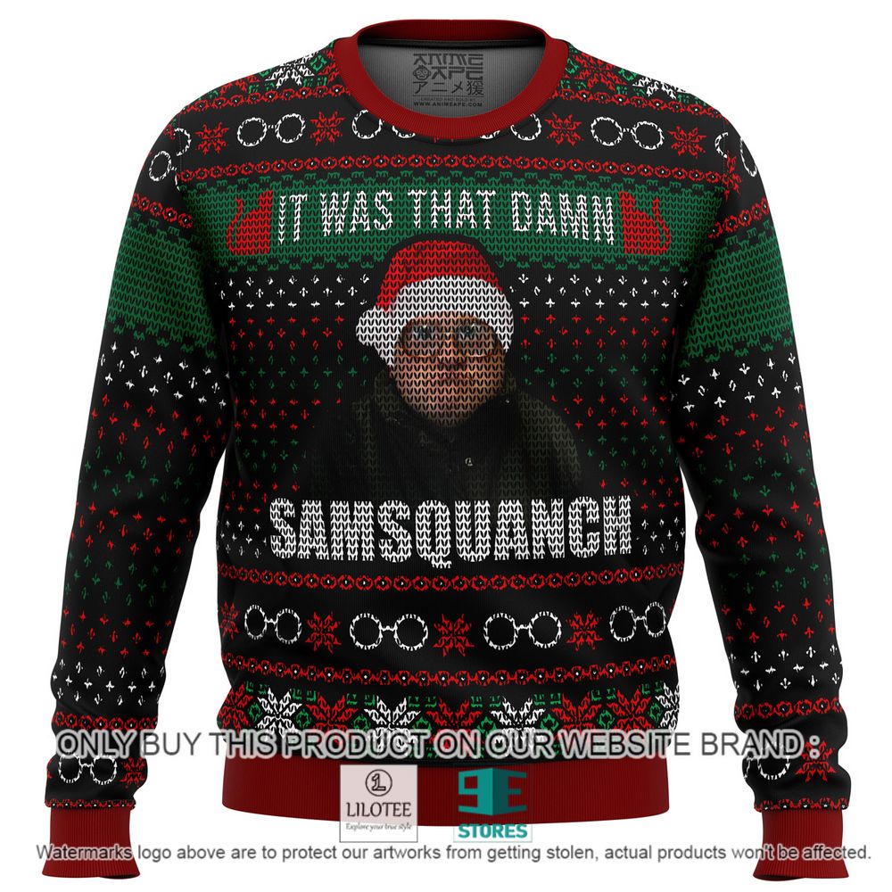 It Was That Damn Samsquanch Christmas Sweater - LIMITED EDITION 11