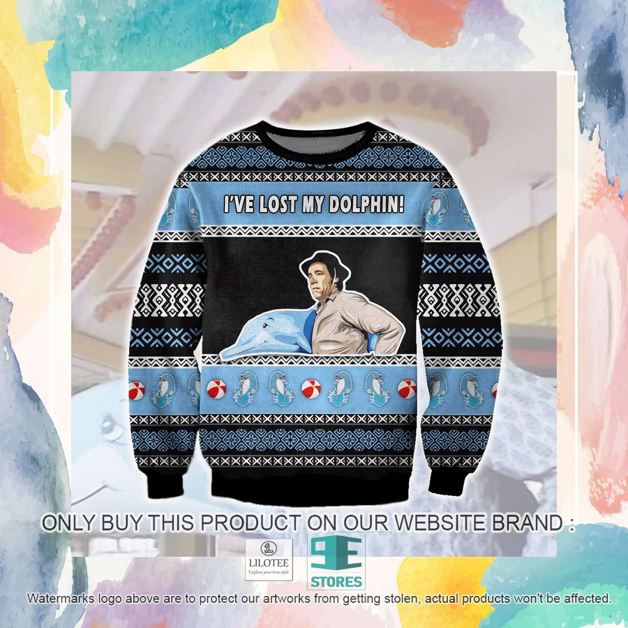 I'Ve Lost My Dolphin Ugly Christmas Sweater, Sweatshirt 3 I'Ve Lost My Dolphin Ugly Christmas Sweater, Sweatshirt - Image 3