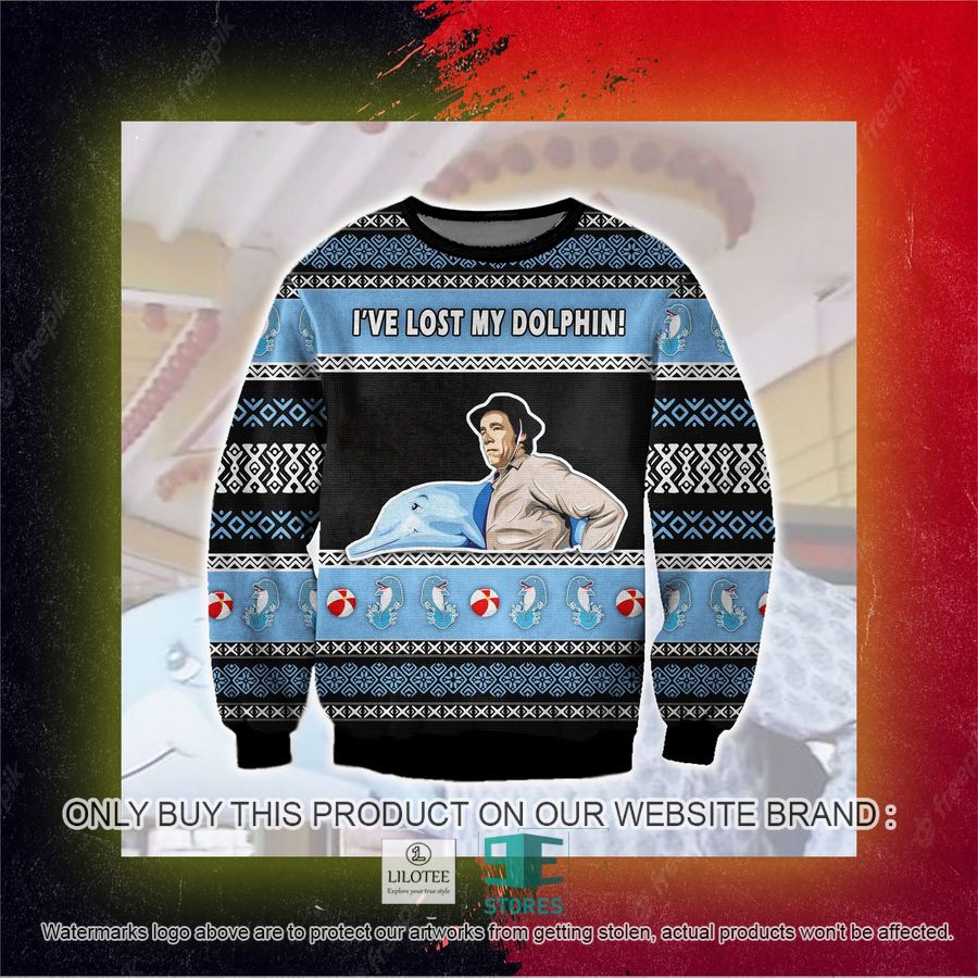 I'Ve Lost My Dolphin Ugly Christmas Sweater, Sweatshirt 5 I'Ve Lost My Dolphin Ugly Christmas Sweater, Sweatshirt - Image 5