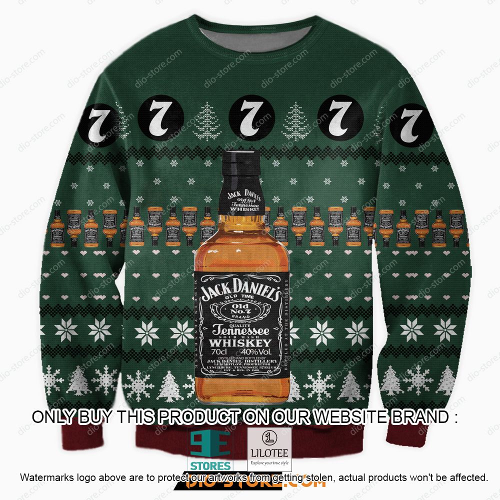 Jack Daniel's Tennessee Whiskey Ugly Christmas Sweater - LIMITED EDITION 11